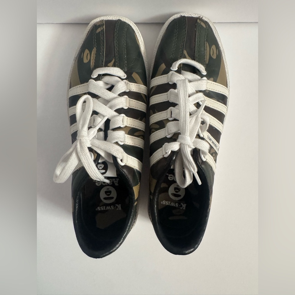 A BATHING APE x K-SWISS Classic 66 Aape All-Over BAPE Camo/ M Sz. 5 / W Sz. 6.5